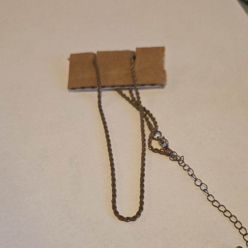 Elegant Bronze Chain Necklace